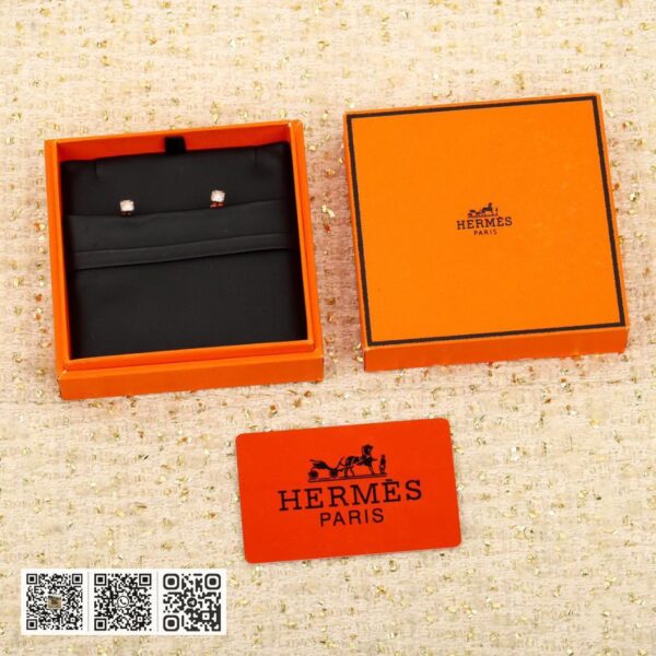 Hermes 满钻耳钉