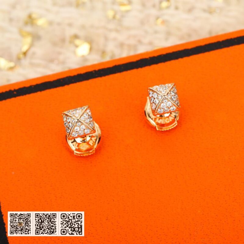 Hermes 满钻耳钉 - Image 3