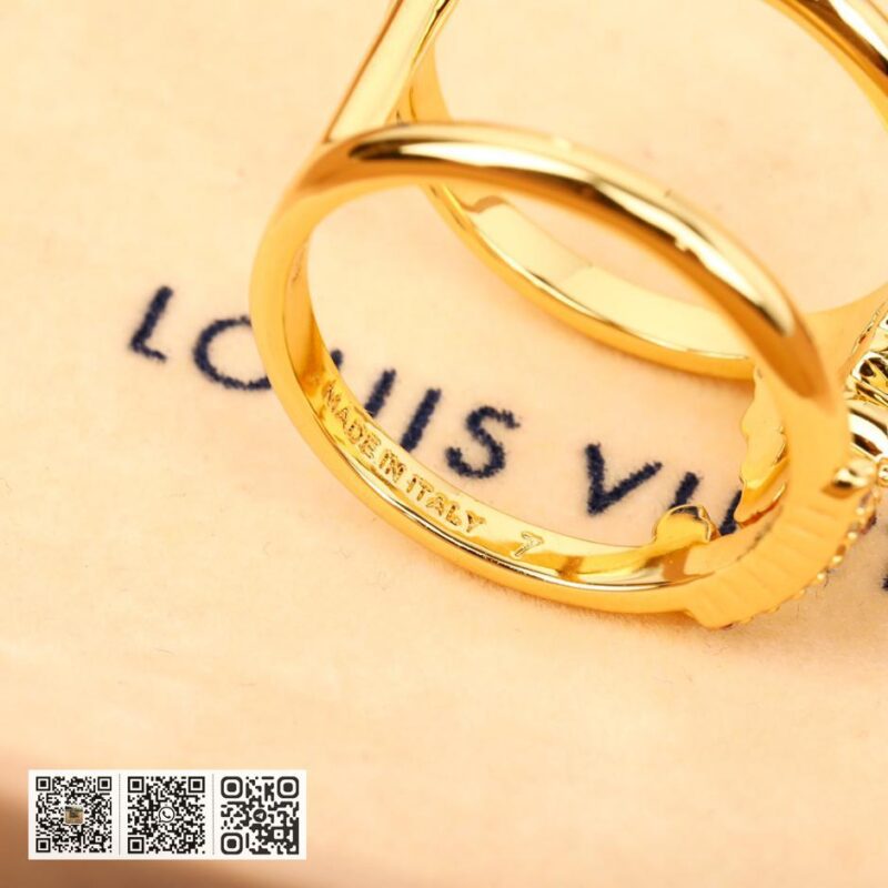 LV绿满钻双层戒指 - Image 4