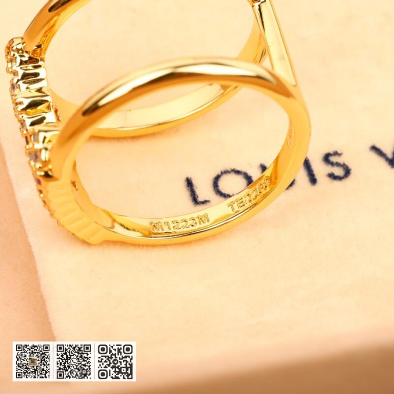 LV绿满钻双层戒指 - Image 5