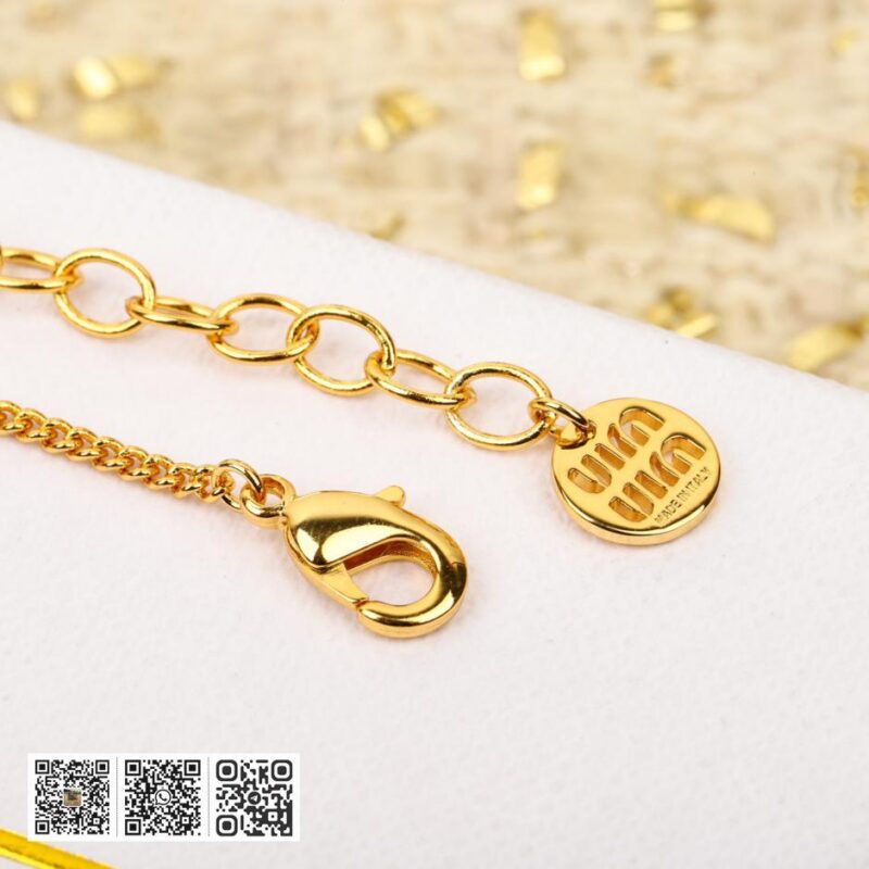 Miu Miu字母手链项链 - Image 8