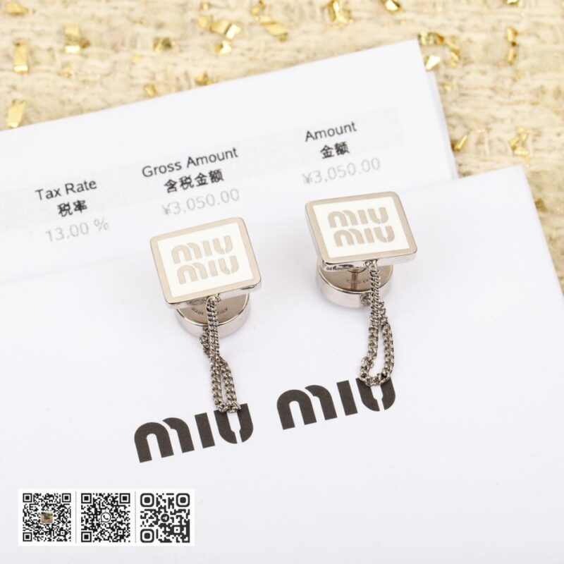 Miu Miu方块耳环 - Image 3