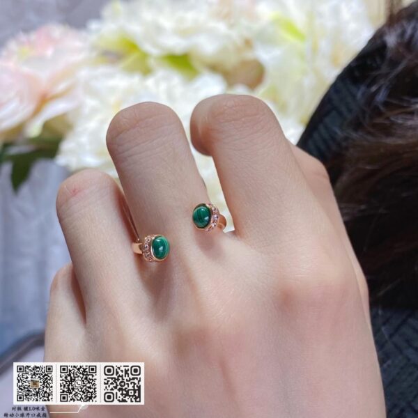 Piaget 红玉髓满钻天然孔雀石
