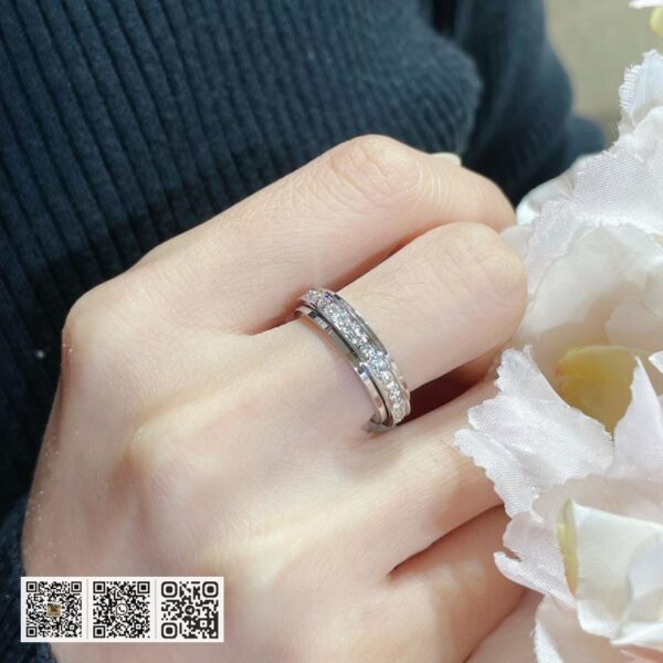 Piaget CNC单排满钻转动戒指
