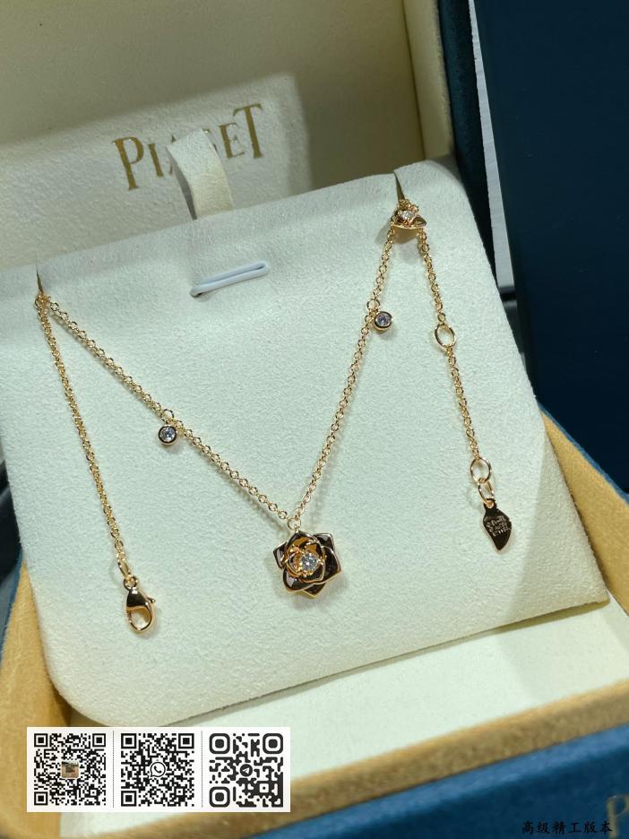 Piaget 满钻花朵项链 - Image 2