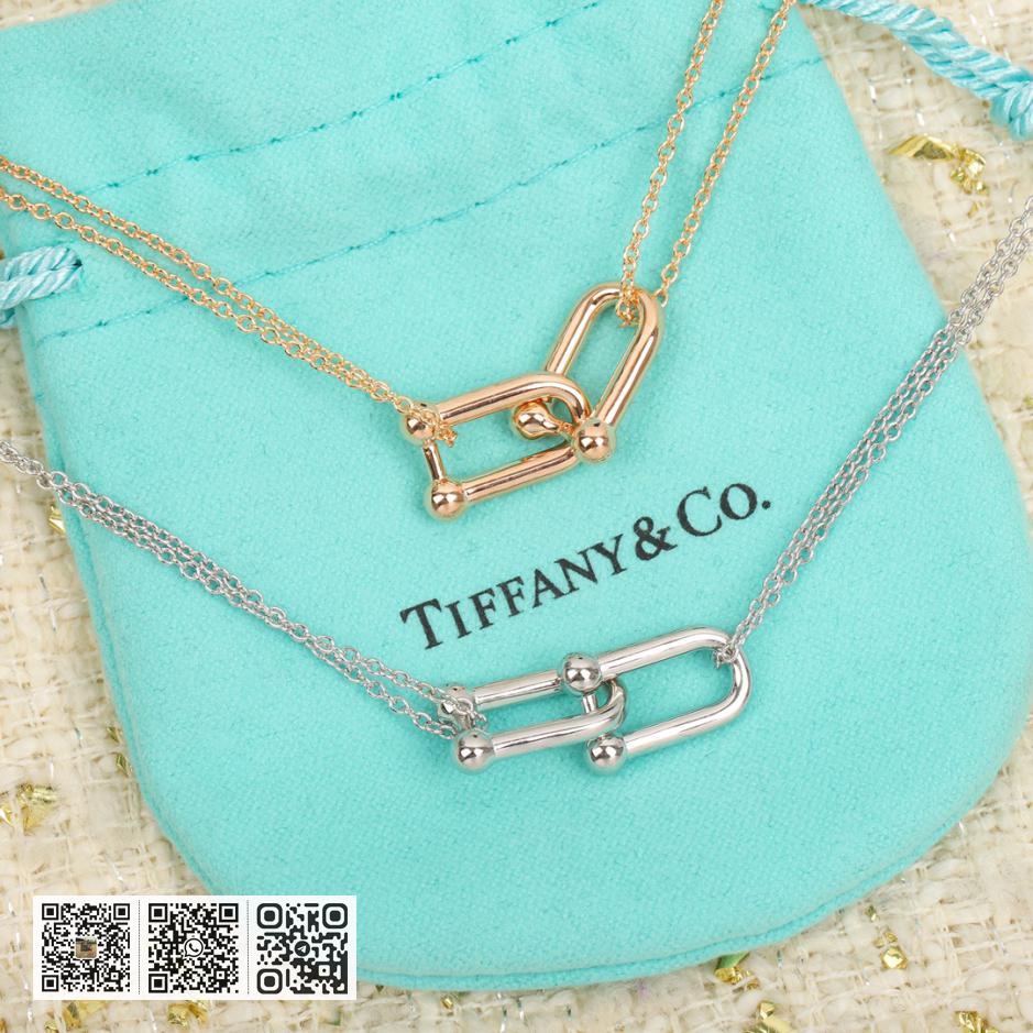 Tiffany双链环无钻项链 - Image 3