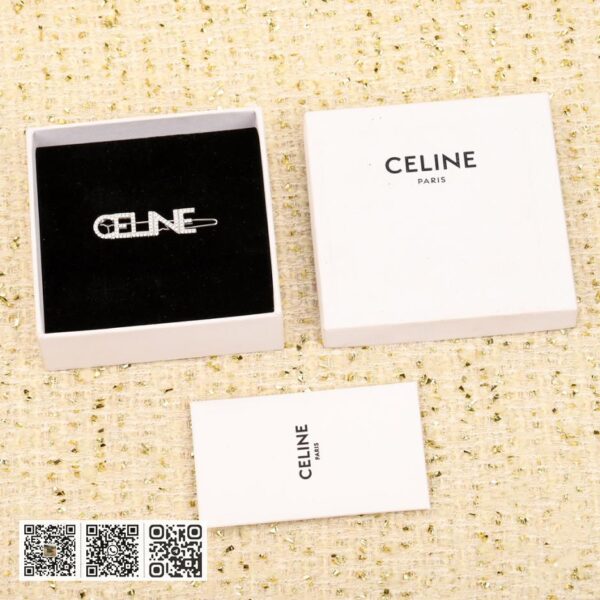 Celine满钻logo发夹