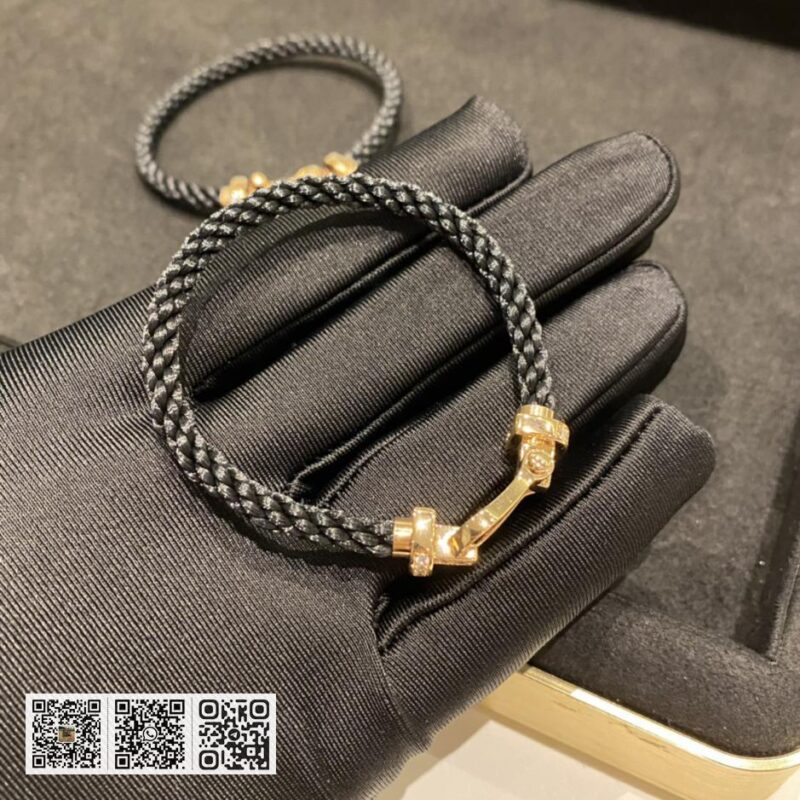 Fred手绳玫瑰金边钻 - Image 3