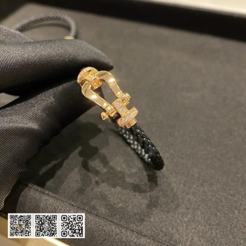 Fred手绳玫瑰金边钻 - Image 8