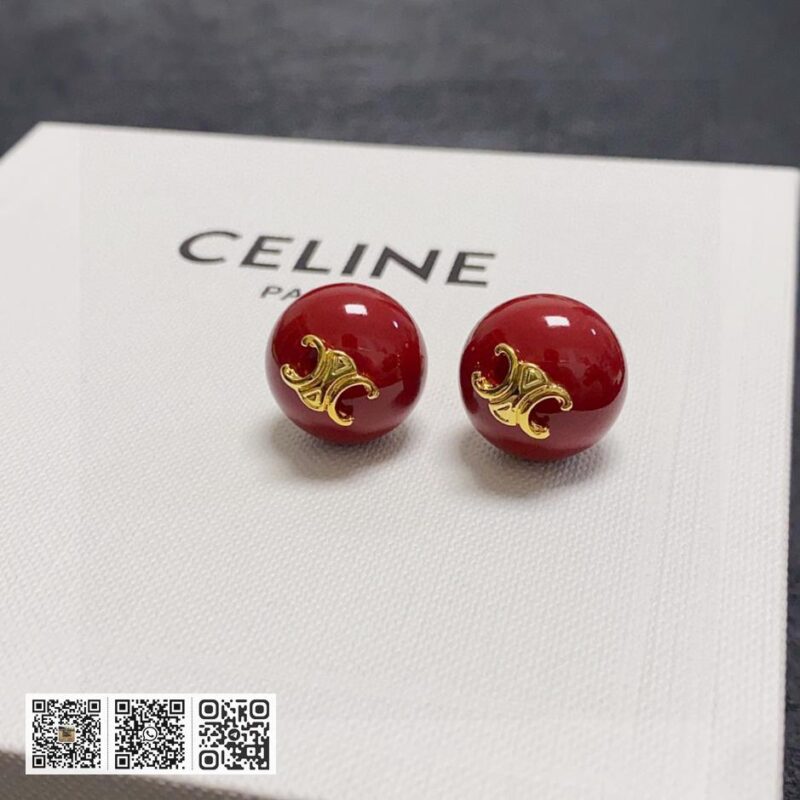 Celine 凯旋门新年红色耳环(CB3D) - Image 4