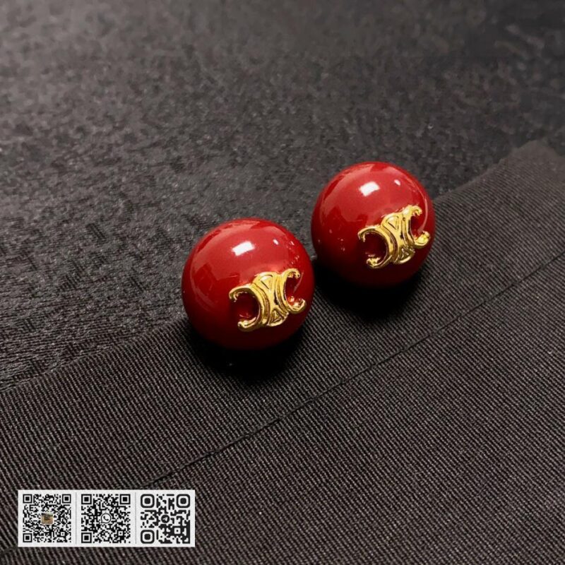 Celine 凯旋门新年红色耳环(CB3D) - Image 5