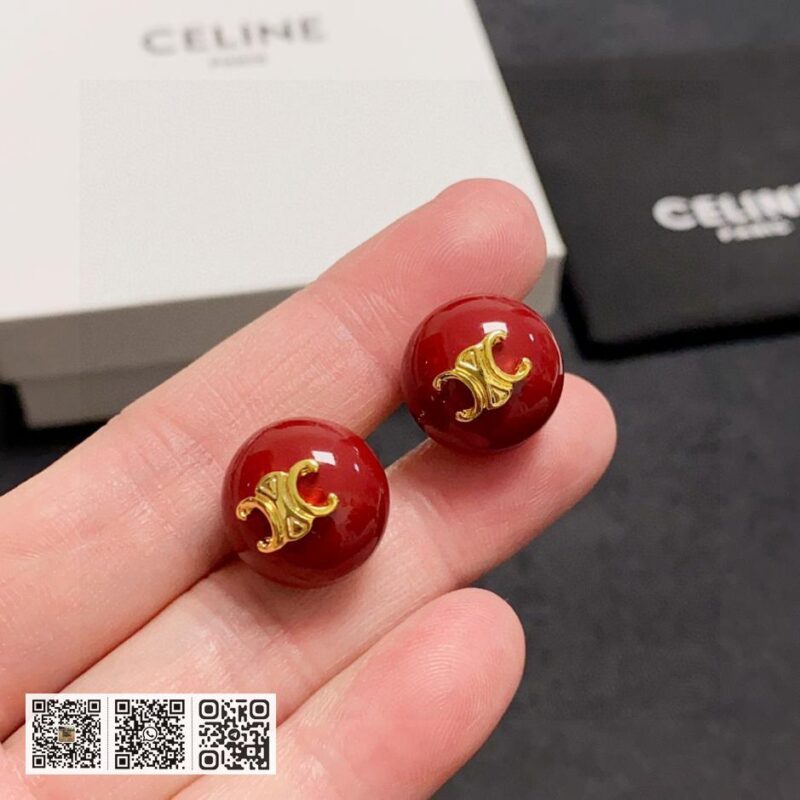 Celine 凯旋门新年红色耳环(CB3D) - Image 6