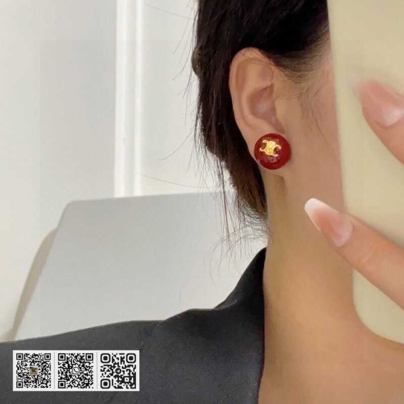 Celine 凯旋门新年红色耳环(CB3D) - Image 8