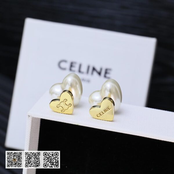 Celine 凯旋门爱心耳环 可两戴(2056)