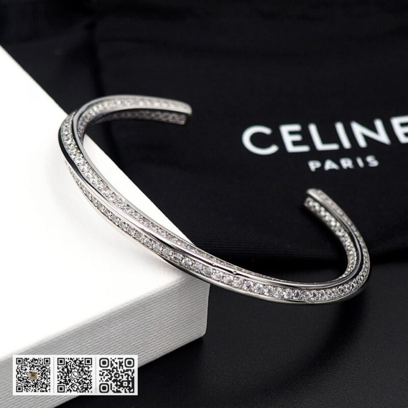 Celine C型满钻手环(D675) - Image 5