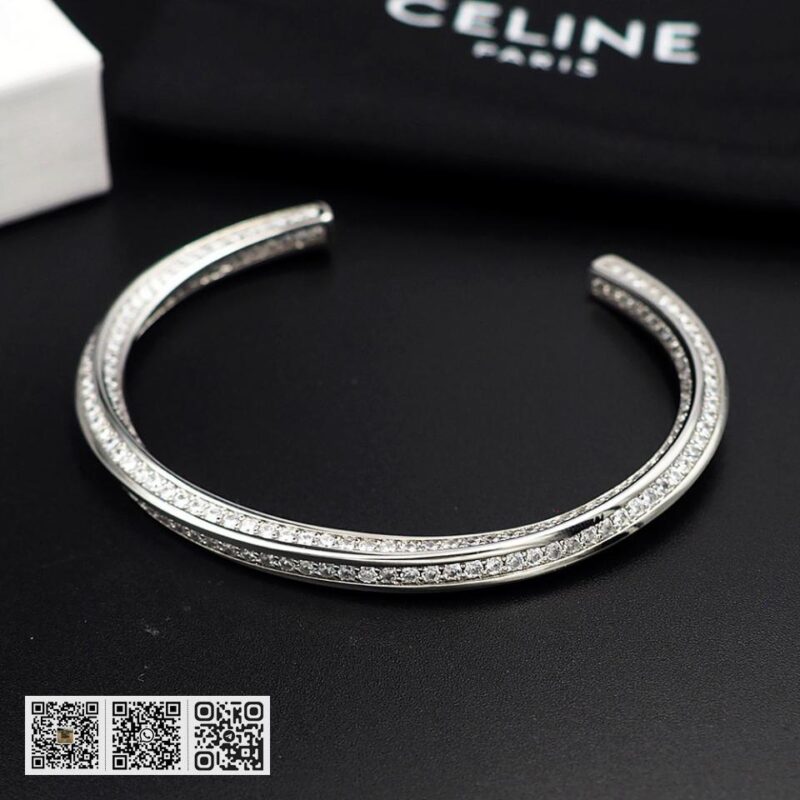 Celine C型满钻手环(D675) - Image 6