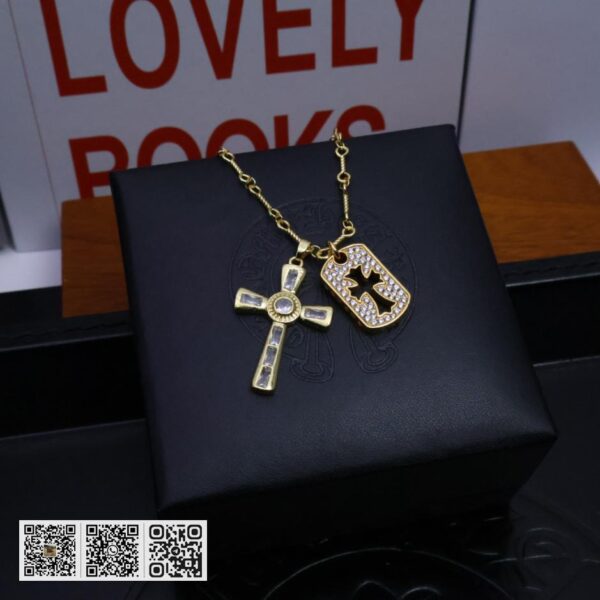 Chrome Hearts 22k金项链(25C6)