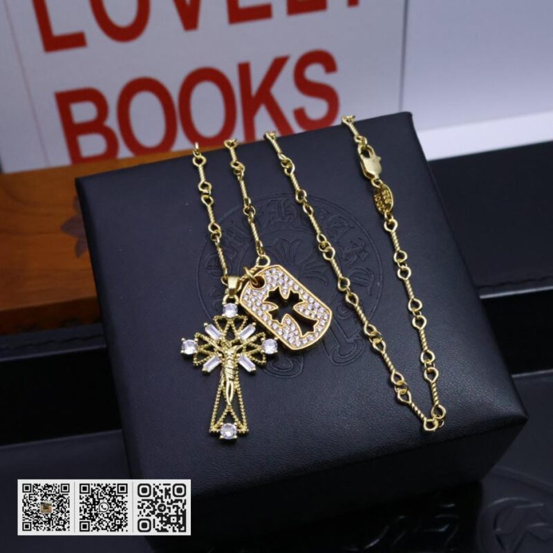 Chrome Hearts 22k金项链(263C) - Image 4