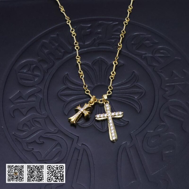 Chrome Hearts 22k金项链(3DC3)