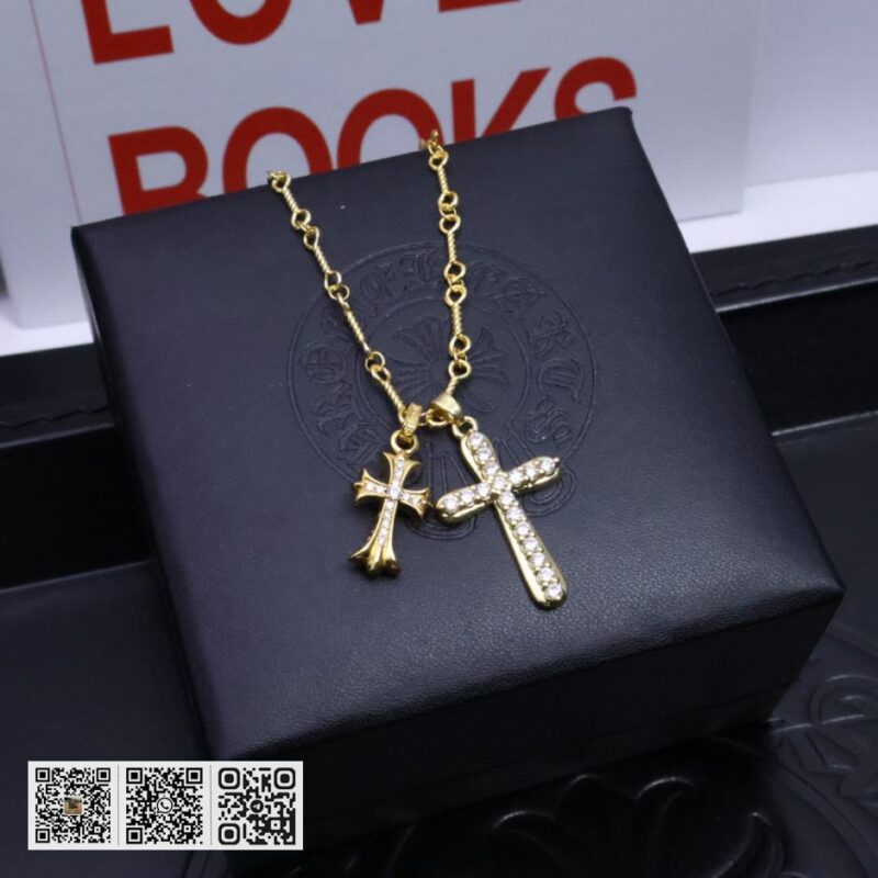 Chrome Hearts 22k金项链(3DC3) - Image 5