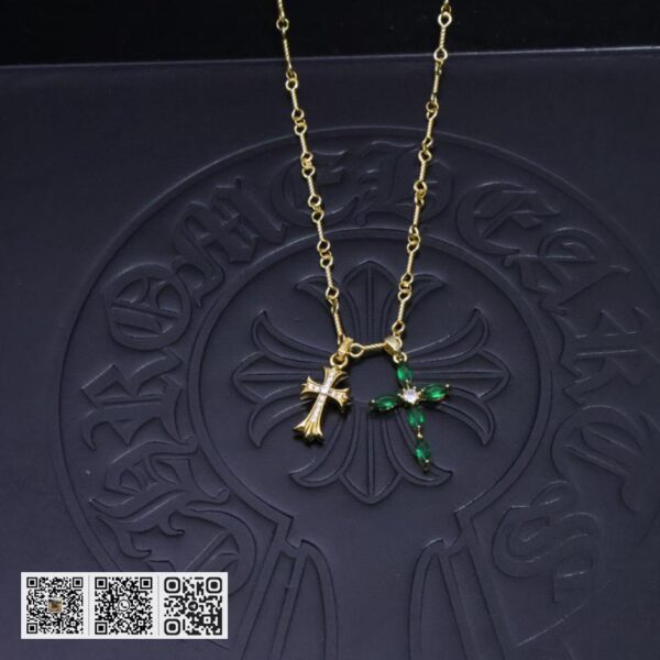 Chrome Hearts 22k金项链(D879)