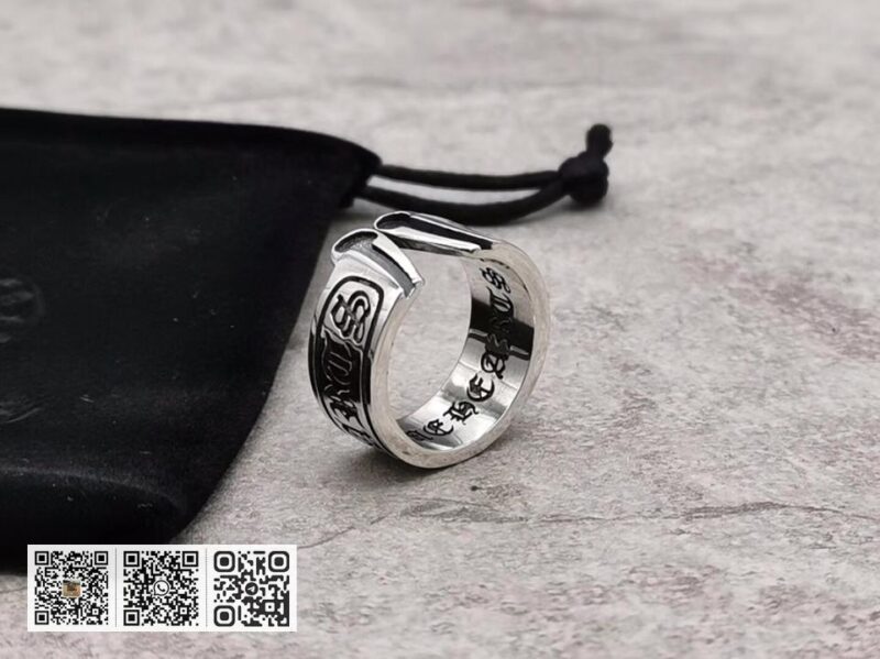Chrome Hearts 卷轴开口戒指(519C) - Image 5