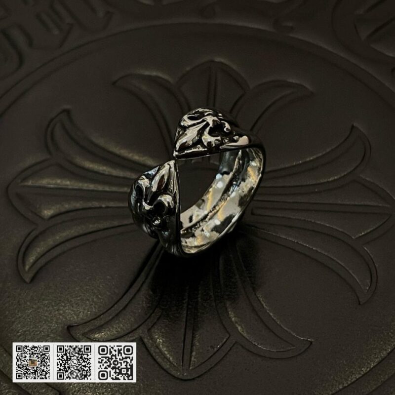 专柜质量 Chrome Hearts 经典复古做旧十字架戒指 (4DC5) - Image 6