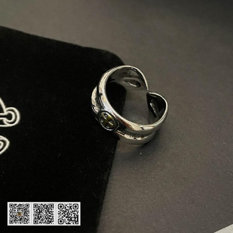 专柜质量 Chrome Hearts 经典复古做旧十字架戒指 (4DC5) - Image 9