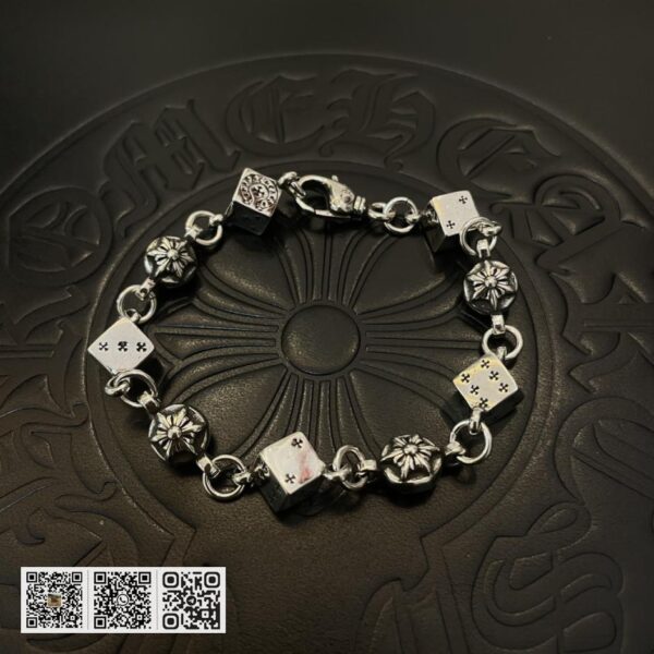 Chrome Hearts 十字架 骰子手链(1000)