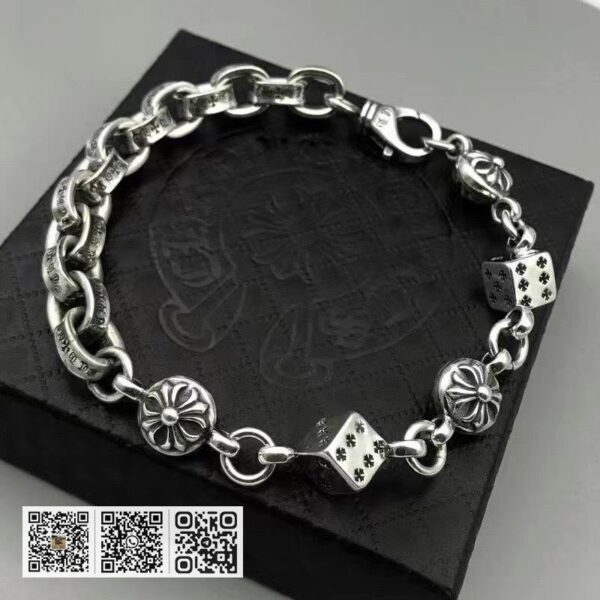 Chrome Hearts 十字架手链 男女情侣手链(401C)