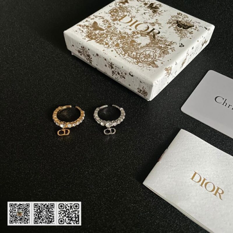 Dior 满钻系列造型CD字母戒指(5509) - Image 2