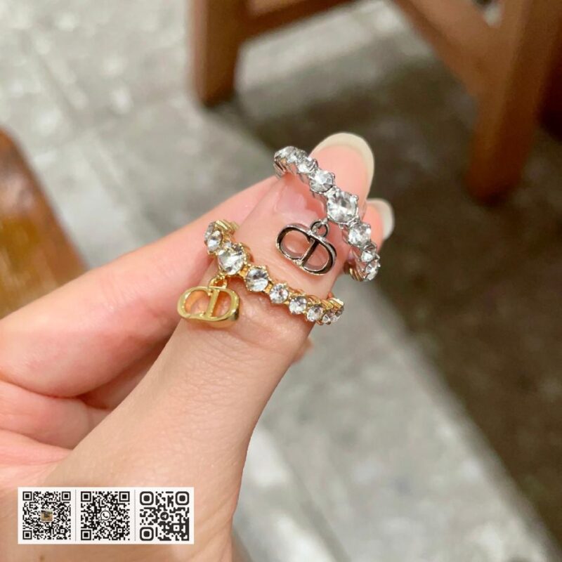 Dior 满钻系列造型CD字母戒指(5509) - Image 3