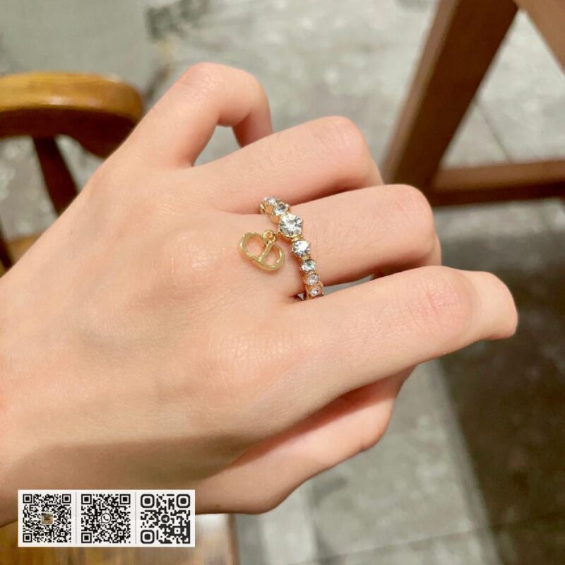 Dior 满钻系列造型CD字母戒指(5509) - Image 5