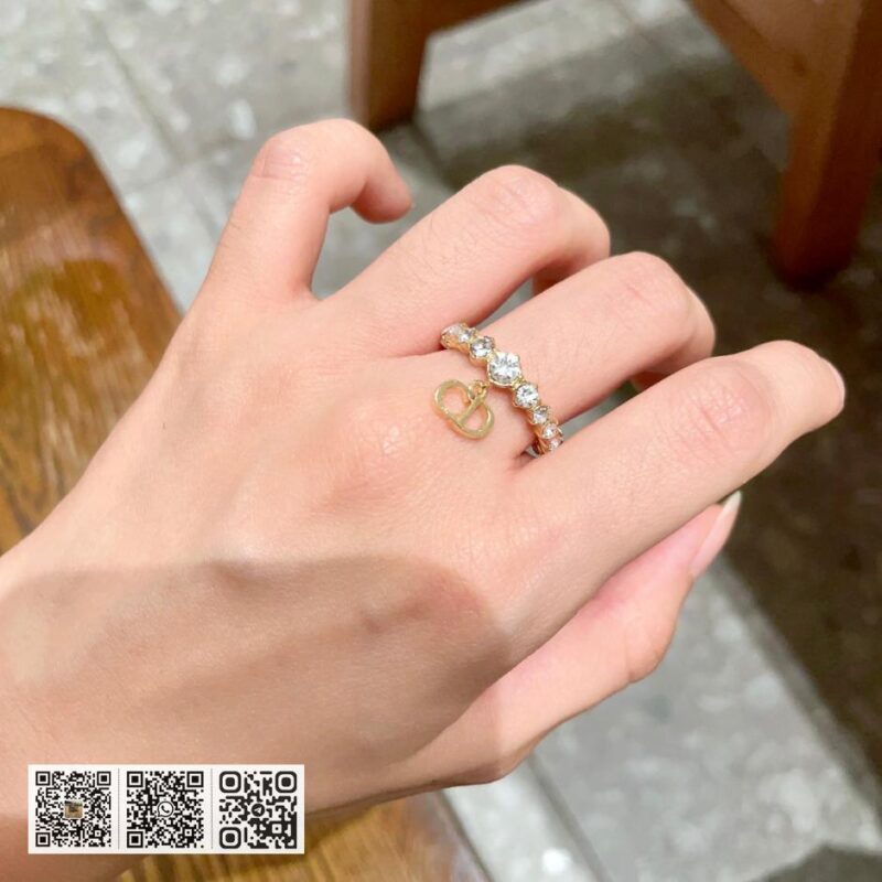 Dior 满钻系列造型CD字母戒指(5509) - Image 6