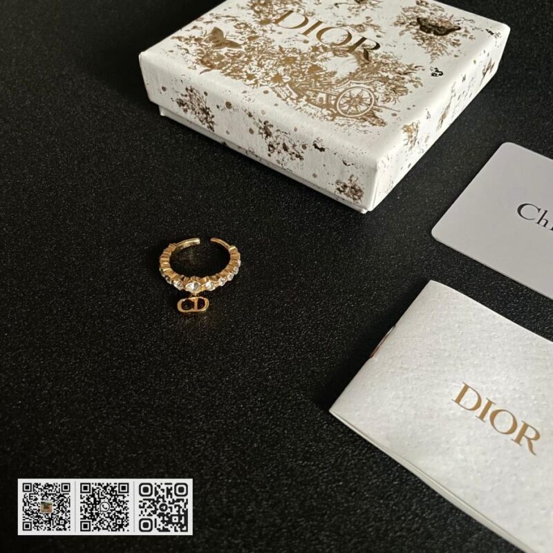Dior 满钻系列造型CD字母戒指(5509) - Image 8
