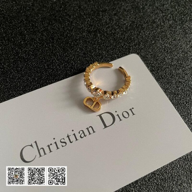 Dior 满钻系列造型CD字母戒指(5509) - Image 11