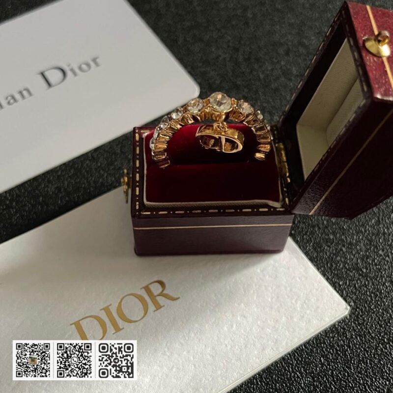 Dior 满钻系列造型CD字母戒指(5509) - Image 12