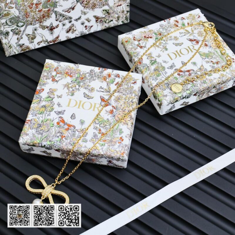 Dior 25爆品仙女蝴蝶结项链(7A1A) - Image 5