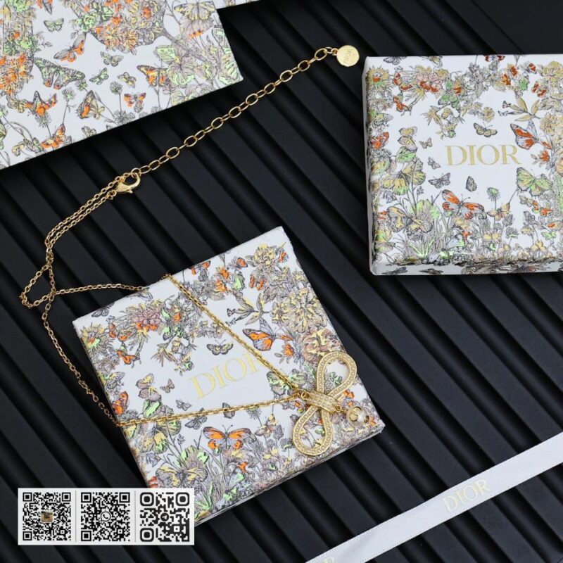 Dior 25爆品仙女蝴蝶结项链(7A1A) - Image 7