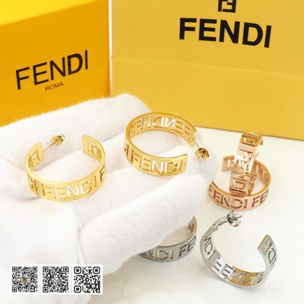 FENDI 大圈耳环 官网同步(C0CB)