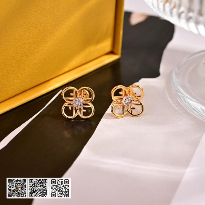 FENDI logo耳环 (79D4) - Image 5