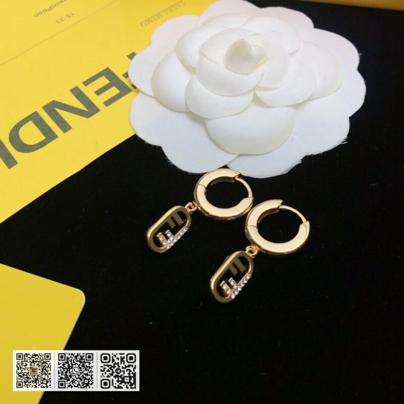 FENDI logo耳环 (9AC4)