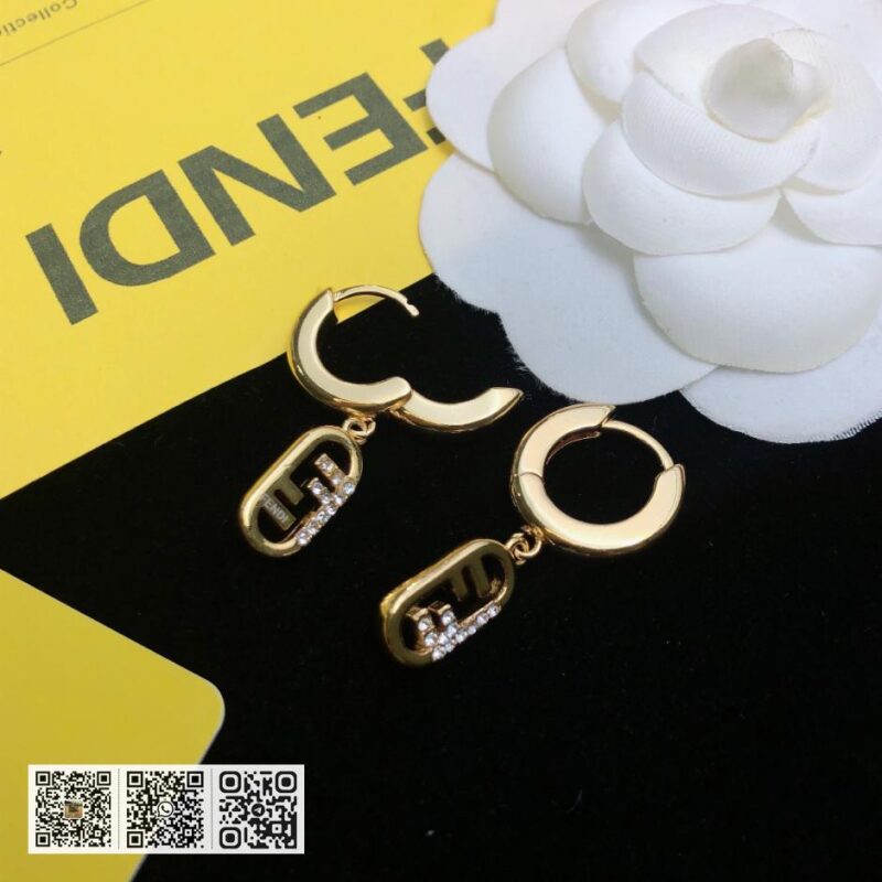 FENDI logo耳环 (9AC4) - Image 6