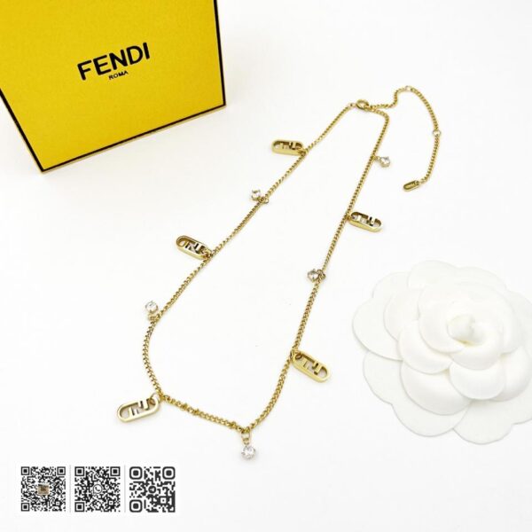 FENDI新款O”Lock小FF项链(6A9B)