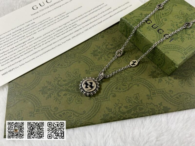 Gucci 双G太阳花项链 (87D1) - Image 5