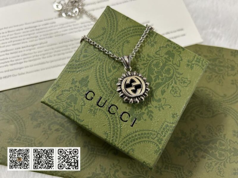 Gucci 双G太阳花项链 (87D1) - Image 7