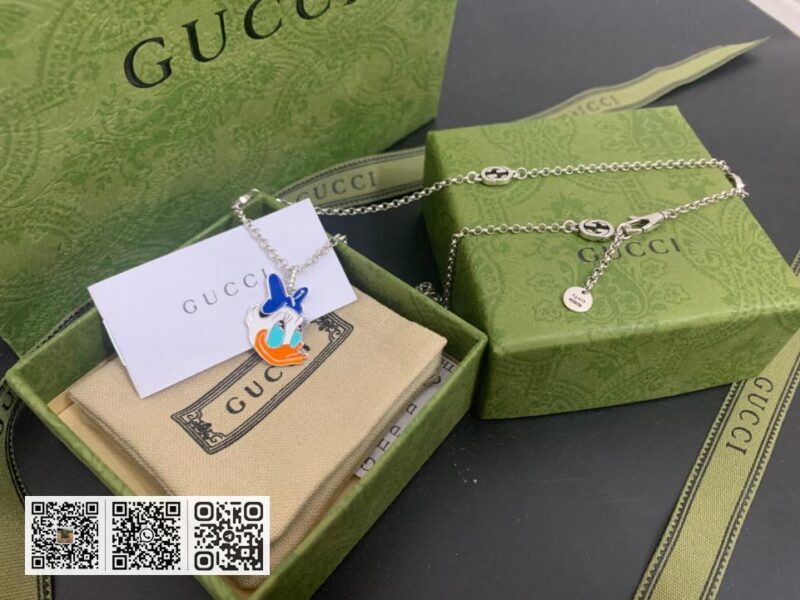 Gucci 新款黛丝鸭珐琅项链(C9F2) - Image 5