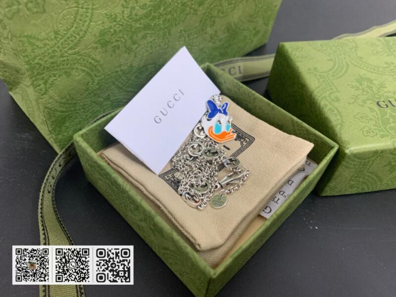 Gucci 新款黛丝鸭珐琅项链(C9F2) - Image 6