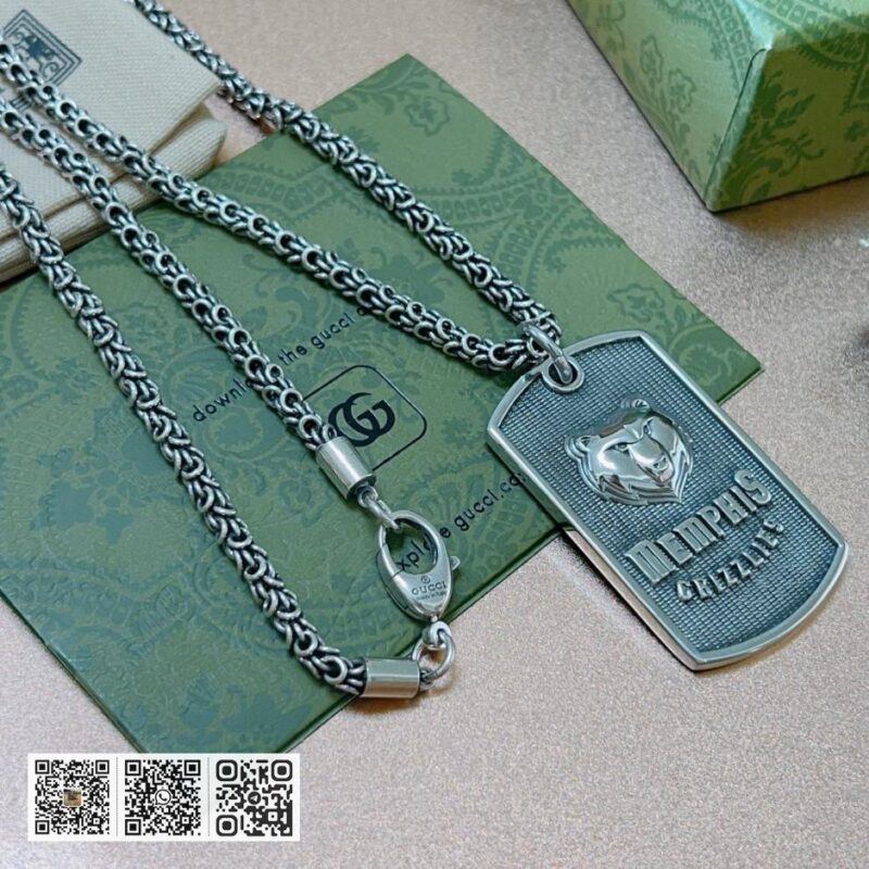 Gucci 最新包款 经典款 Anger Forest系列双G项链13C5) - Image 2