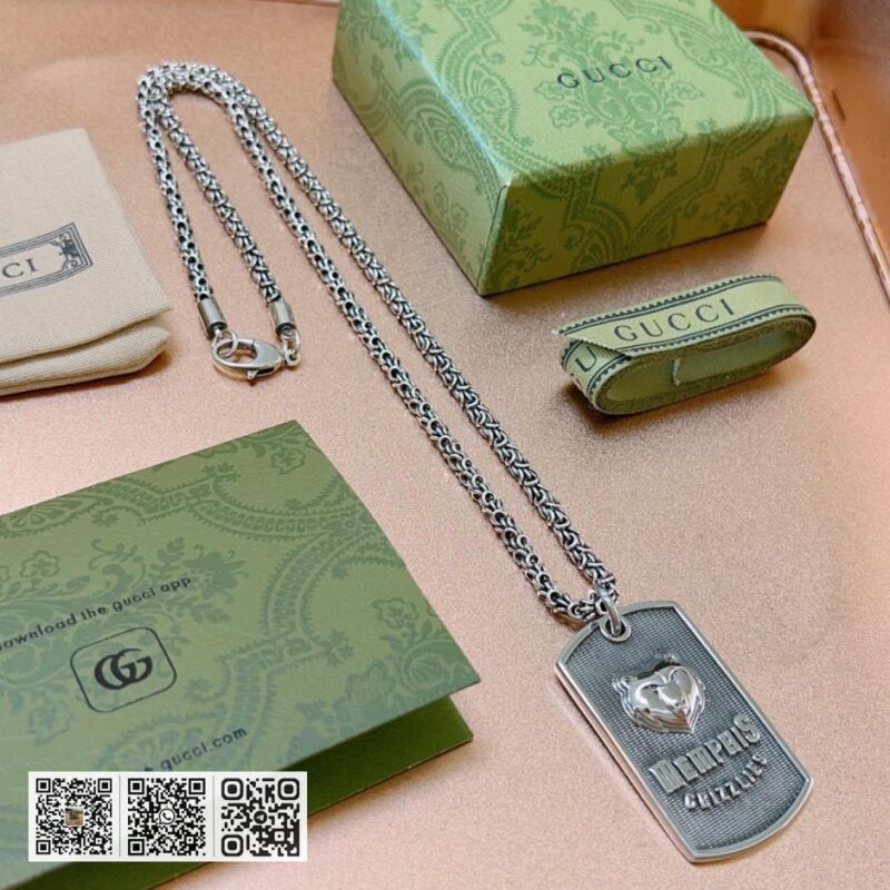 Gucci 最新包款 经典款 Anger Forest系列双G项链13C5) - Image 4